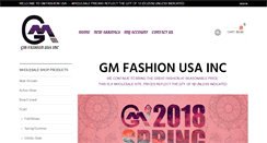 Desktop Screenshot of gmfashionwholesale.com